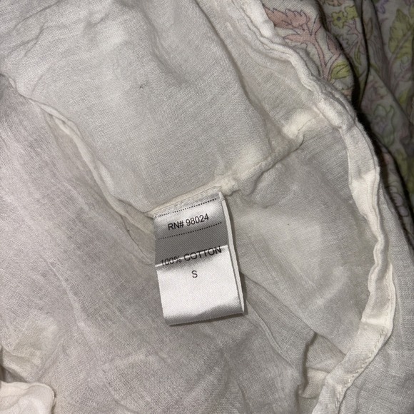 Anthropologie Love the Label Puff Sleeve Baby Doll Floral Dress Cottage Core S - Picture 10 of 10